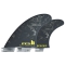 FCS II FILIPE TOLEDO PG PRO TRI FIN SET BLACK ACID