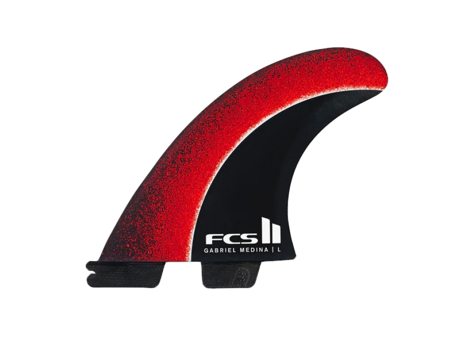 FCS II GABIELE MEDINA PC CARBON AIRCORE TRI FIN SET FIREBALL