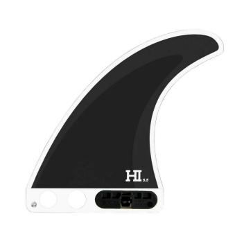 FCS II HARLEY SINGLE FIN BLACK 5.5" PINNA LONGBOARD