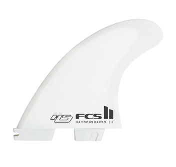 FCS II HAYDEN SHAPES PC AIRCORE TRI FIN SET MEDIUM WHITE 