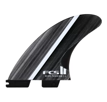 FCS II MICK FANNING GLASS FIBRE FUSION TRI FIN SET