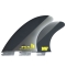 FCS II MICK FANNING PG PRO TRI FIN SET BLACK ACID