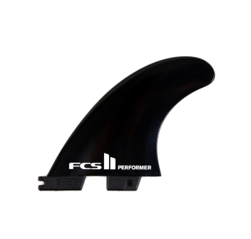 FCS II PERFORMER GLASS FLEX TRI FIN SET BLACK