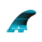 FCS II PERFORMER NEO GLASS TRI FIN SET TEAL GRADIENT