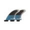 FCS II PERFORMER PC QUAD REAR FINS PINNE LATERALI TRANQUIL BLU