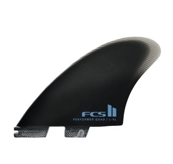 FCS II PERFORMER QUAD SPLIT KEEL FIN SET L-XL