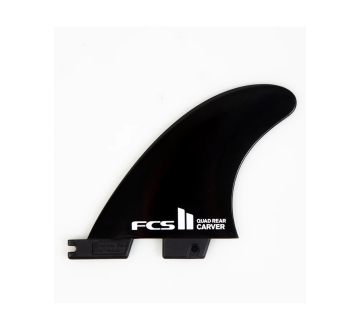 FCS II PINNE LATERALI CARVER GLASS FLEX REAR QUAD BLACK