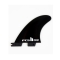 FCS II PINNE LATERALI CARVER GLASS FLEX REAR QUAD BLACK