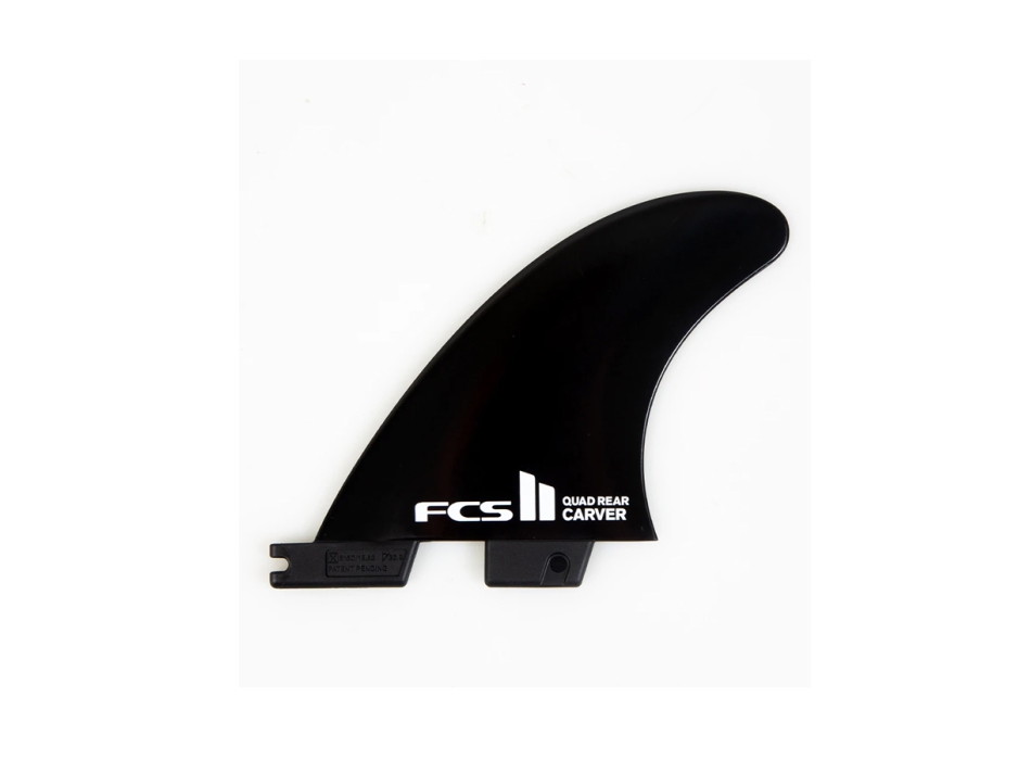 FCS II PINNE LATERALI CARVER GLASS FLEX REAR QUAD BLACK