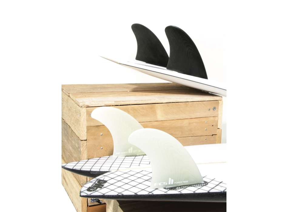 FCS II PINNE POWER TWIN FIN BLACK