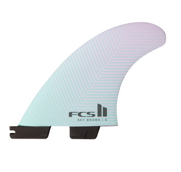 FCS II SKY BROWN TRI FINS