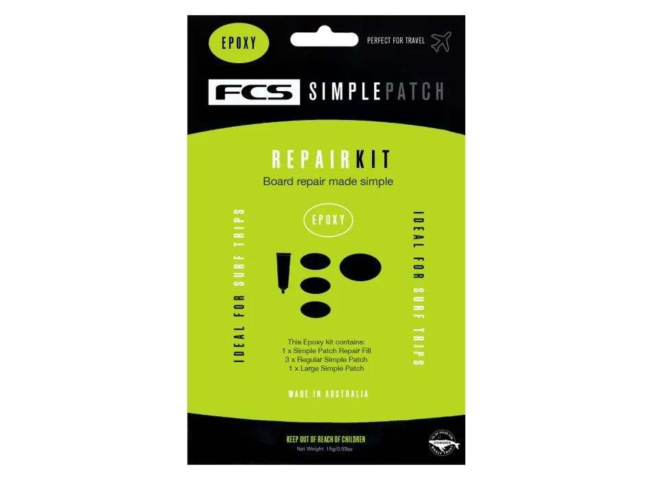 FCS KIT RIPARAZIONE PATCH TAVOLE EPOXY