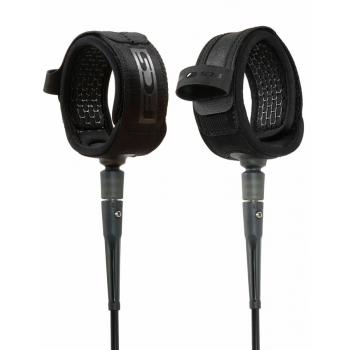 FCS LEASH 6' ALL ROUND ESSENTIAL BLACK