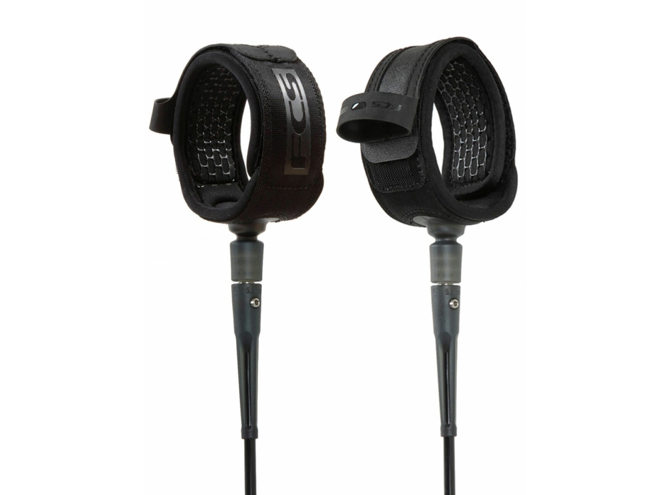 FCS LEASH 6' ALL ROUND ESSENTIAL BLACK