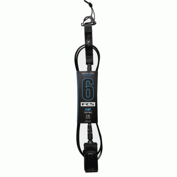 FCS LEASH 6' COMPETITION ESSENTIAL DOUBLE SWIVEL 5,5MM