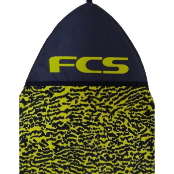 FCS SACCA 6'3" FISH/FUNBOARD STRETCH ICE/YELLOW