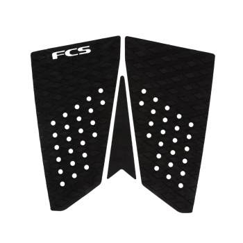 FCS T-3 FISH TRACTION PAD HYBRID BOARDS BLACK