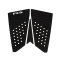 FCS T-3 FISH TRACTION PAD HYBRID BOARDS BLACK