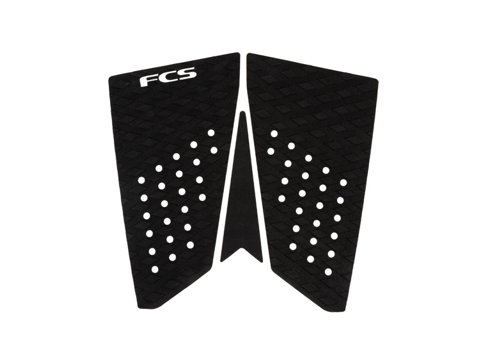 FCS T-3 FISH TRACTION PAD HYBRID BOARDS BLACK