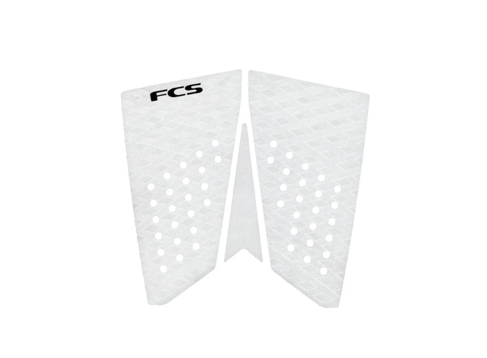 FCS T-3 FISH TRACTION PAD HYBRID BOARDS WHITE