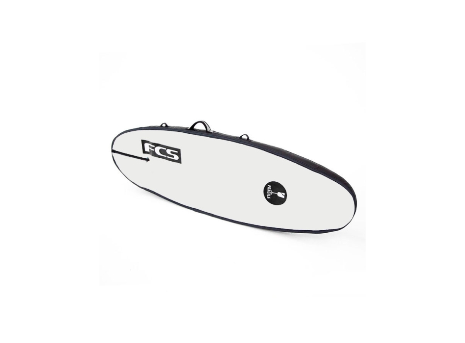 FCS TRAVEL 2 FUNBOARD 6'3" SACCA DOPPIA DA VIAGGIO BLACK/GREY