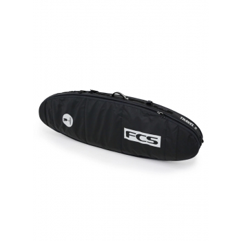 FCS TRAVEL 2 FUNBOARD 6'3" SACCA DOPPIA DA VIAGGIO BLACK/GREY