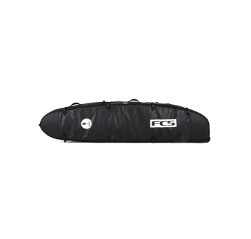 FCS TRAVEL 2 FUNBOARD 9'2" SACCA DOPPIA DA VIAGGIO CON RUOTE BLACK/GREY