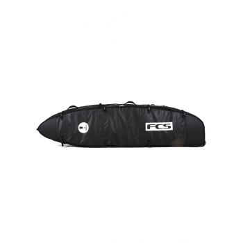 FCS TRAVEL 3 FUNBOARD 7'0" SACCA TRIPLA DA VIAGGIO CON RUOTE BLACK/GREY