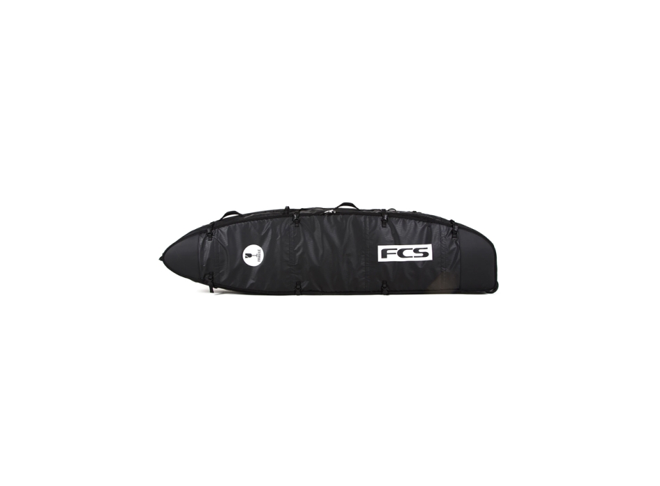 FCS TRAVEL 3 FUNBOARD 7'0" SACCA TRIPLA DA VIAGGIO CON RUOTE BLACK/GREY