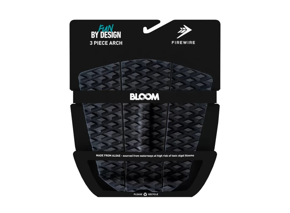 FIREWIRE ARCH TRACTION PAD GRIP 3 PEZZI BLACK CHARCOAL