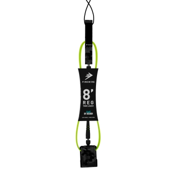 FIREWIRE LEASH ALL DAY 8' REGULAR 7MM BLACK YELLOW