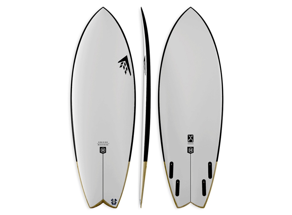 FIREWIRE SEASIDE HELIUM QUAD SWALLOW ROB MACHADO SURFBOARDS FUTURES FINS