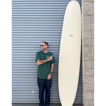 FIREWIRE SURFBOARDS THUNDERBOLT SILVER LONGBOARD 9'1" TAN