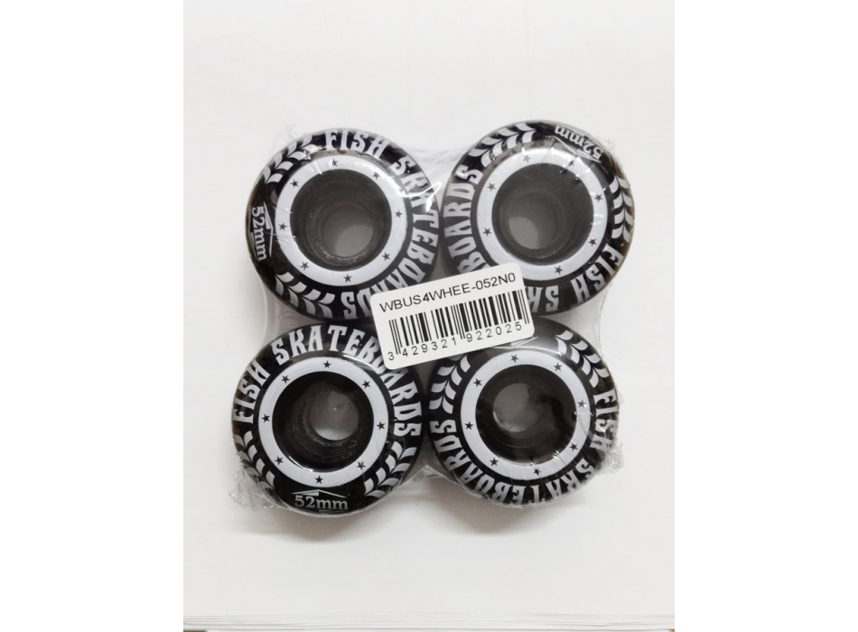 FISH SKATEBOARDS WHEELS RUOTE SKATE 52X32