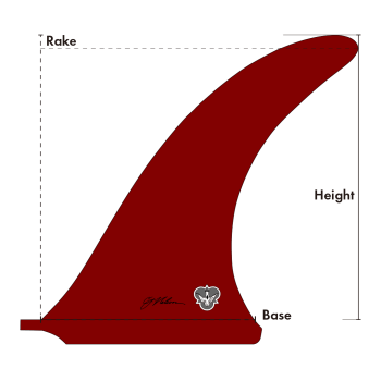 FLYING DIAMONDS PINNA LONGBOARD KAI SALLAS X KANI 9.5” STEWART SINGLE FIN FIBERGLASS WAIKIKI BLUE MATTE