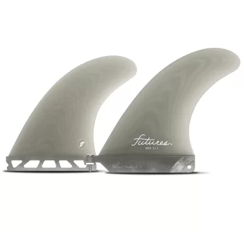 FUTURES FINS MID 2+1 SET PINNE LONGBOARD FIBERGLASS