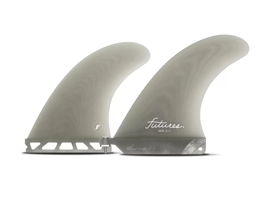 FUTURES FINS MID 2+1 SET PINNE LONGBOARD FIBERGLASS