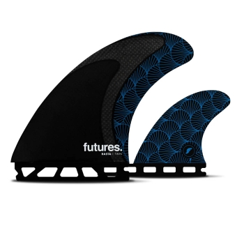 FUTURES FINS RASTA TWIN+1 HONEYCOMB/CARBON