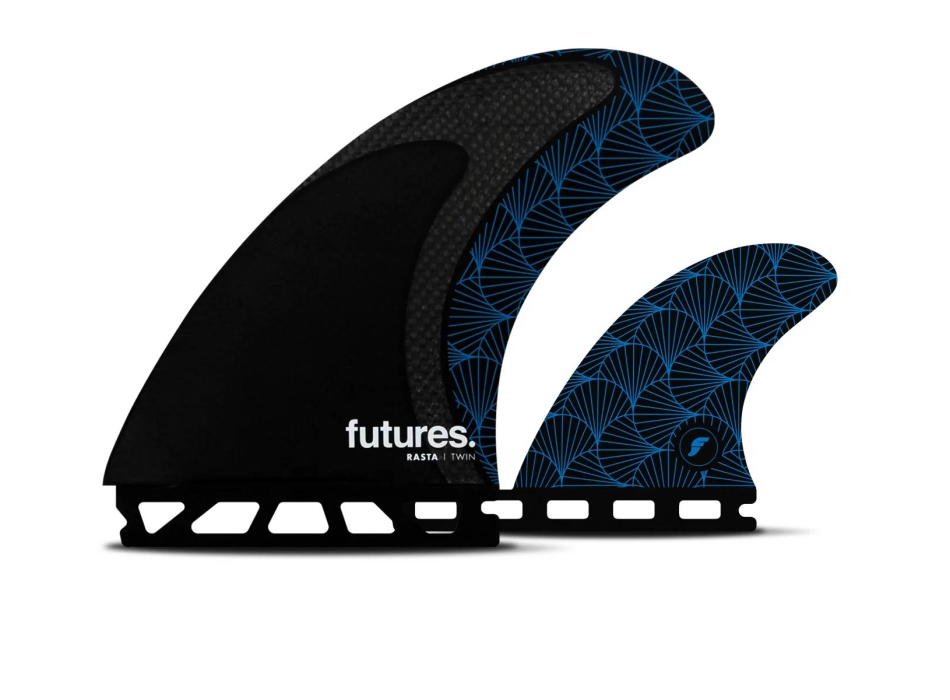 FUTURES FINS RASTA TWIN+1 HONEYCOMB/CARBON