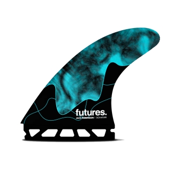 FUTURES JACK ROBINSON HONEYCOMB AQUA PINNE THRUSTER LARGE
