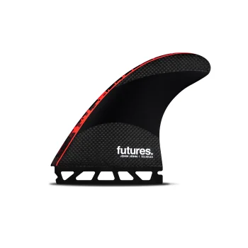 FUTURES JJ-2 JOHN JOHN FLORENCE TECHFLEX NEON RED THRUSTER LARGE