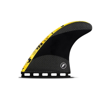 FUTURES JJF-2 JOHN JOHN FLORENCE TECHFLEX THRUSTER DIGI YELLOW MEDIUM