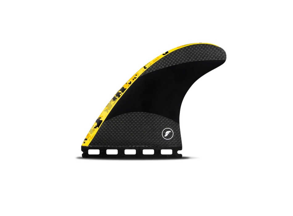 FUTURES JJF-2 JOHN JOHN FLORENCE TECHFLEX THRUSTER DIGI YELLOW MEDIUM