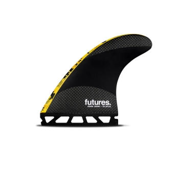 FUTURES JJF-2 JOHN JOHN FLORENCE TECHFLEX THRUSTER DIGI YELLOW MEDIUM