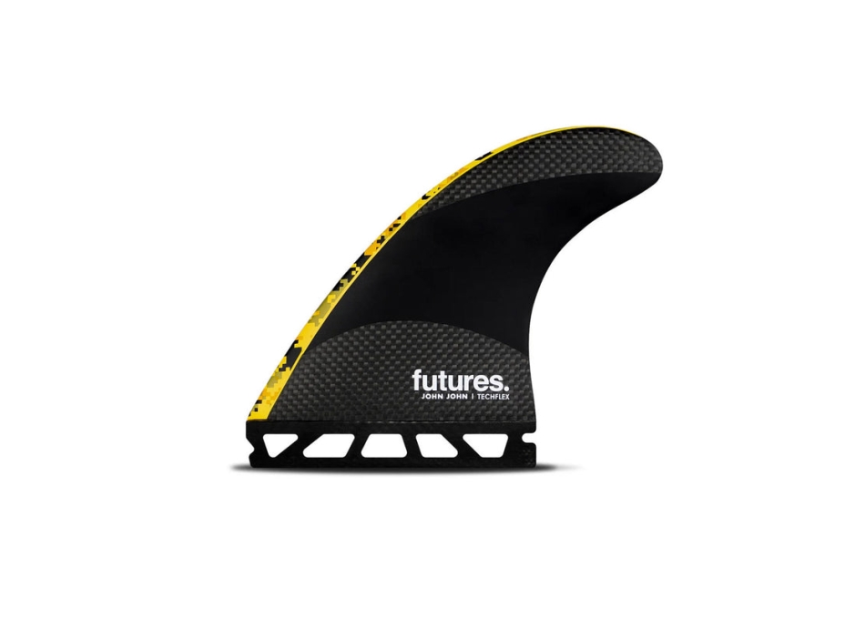 FUTURES JJF-2 JOHN JOHN FLORENCE TECHFLEX THRUSTER DIGI YELLOW MEDIUM