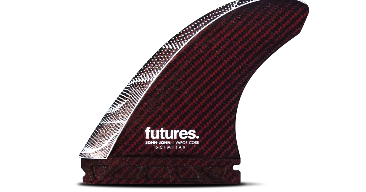 futures John John Florence Scimitar Lサイズ John John Florence Vapor Core Scimitar Size Large - FUTURES FINS