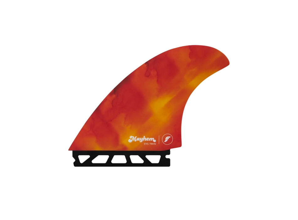 Futures fins en fiberglass twin fin set top