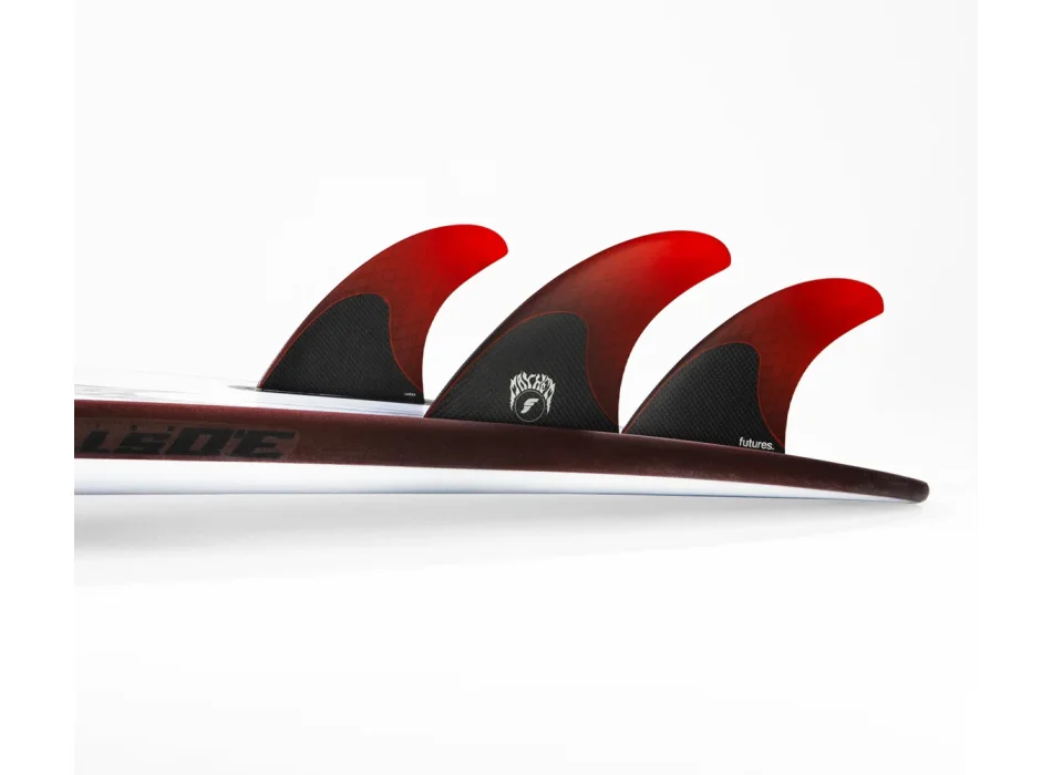FUTURES MAYHEM LOST RTM HEX PINNE THRUSTER LARGE RED