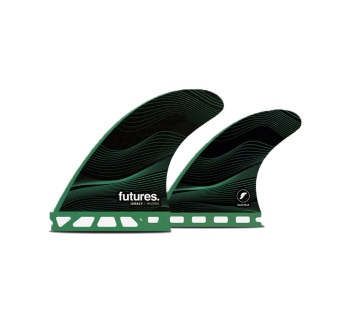 FUTURES PINNE F6 HC LEGACY QUAD SET GREEN MEDIUM