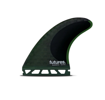 FUTURES PINNE F8 BLACKSTIX THRUSTER LARGE GREEN